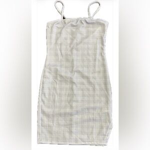 SHEIN Purple Plaid Cami Bodycon Mini Dress XS